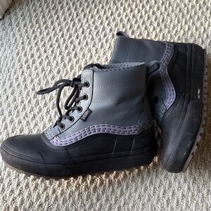 Vans MTE Cold Weather Sneakers - Dark Gray and Purple